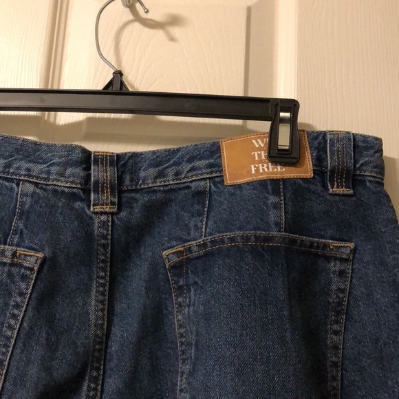 NEW Womens Free People Curvy Low Rise Straight 32S - Picture 5 of 6